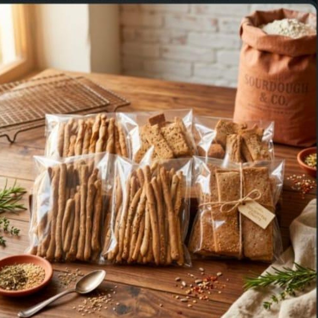 Whole Grain & Cumin Crackers